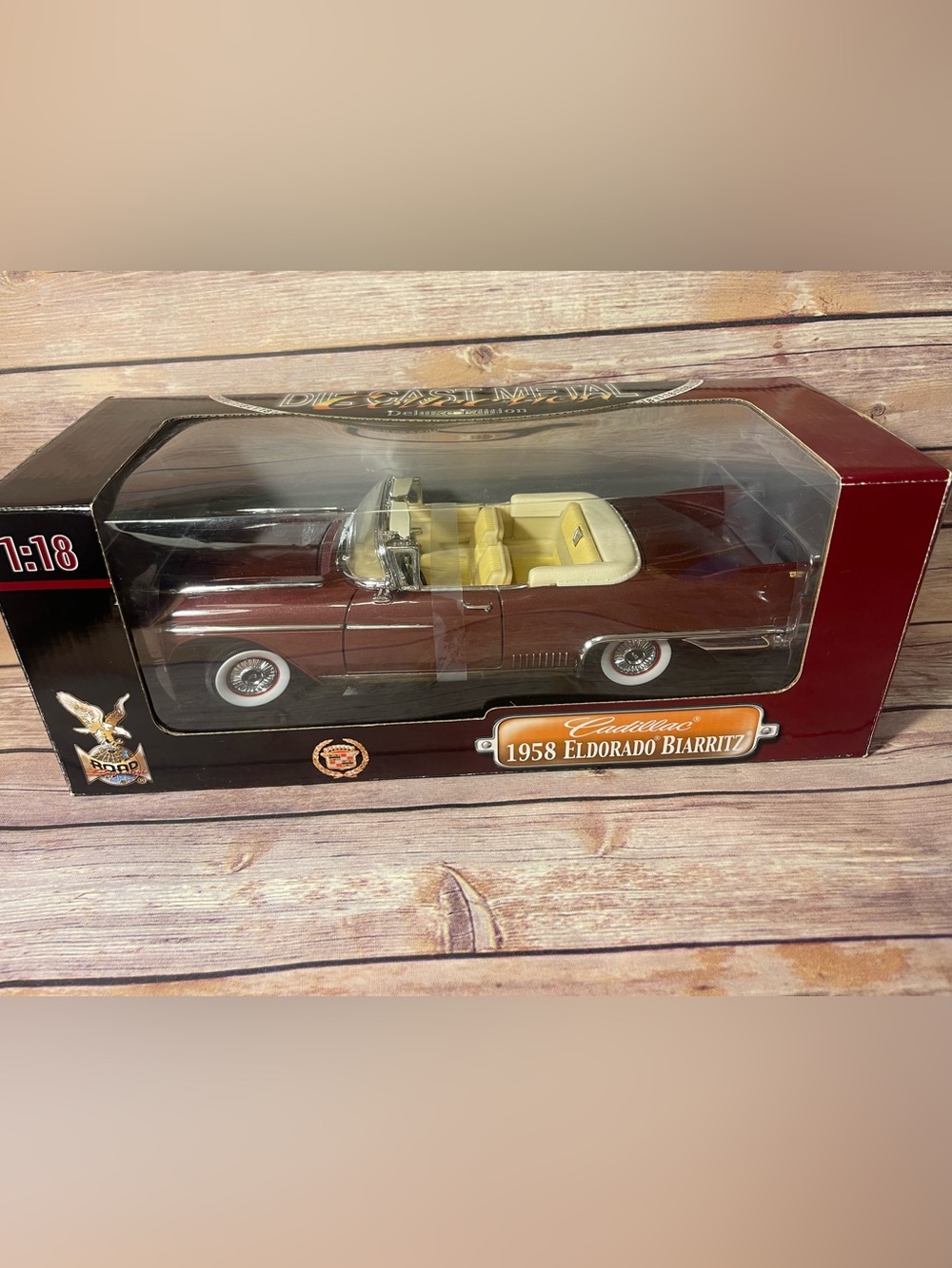 1958 Cadillac Eldorado Biarritz Die-Cast Model - Classic Brown